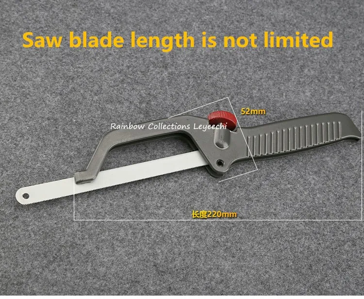 Mini hacksaw Portable hand saw High Quality Metal Cutting Tool Saw blade length is not limited Hand Tools Parts