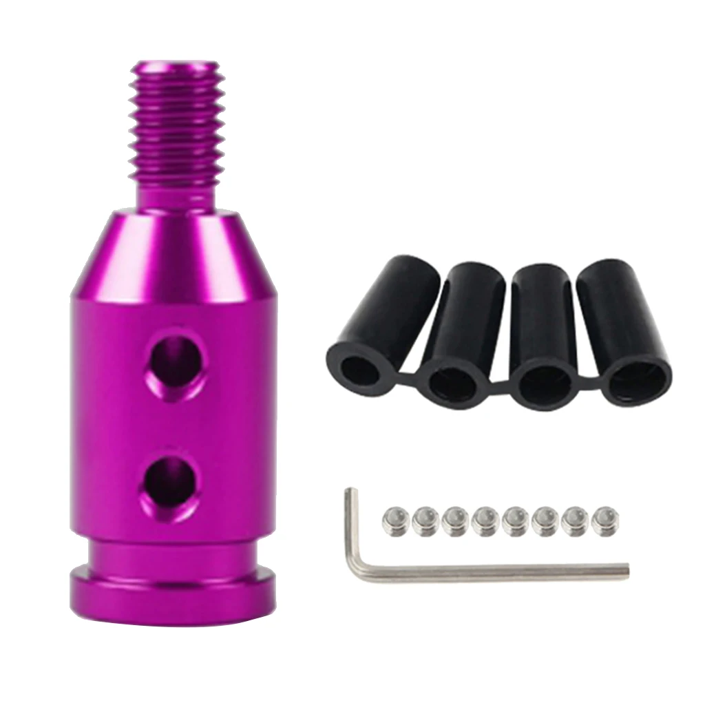New Aluminum Shift Knob Adapter for BMW Non Threaded Shifters 10x1.5mm Purple