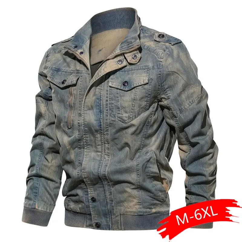 big mens denim jacket