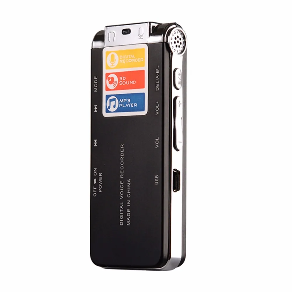 8GB Клип USB Цифровой диктофон Аудио Диктофон Запись Ручка MP3 плеер