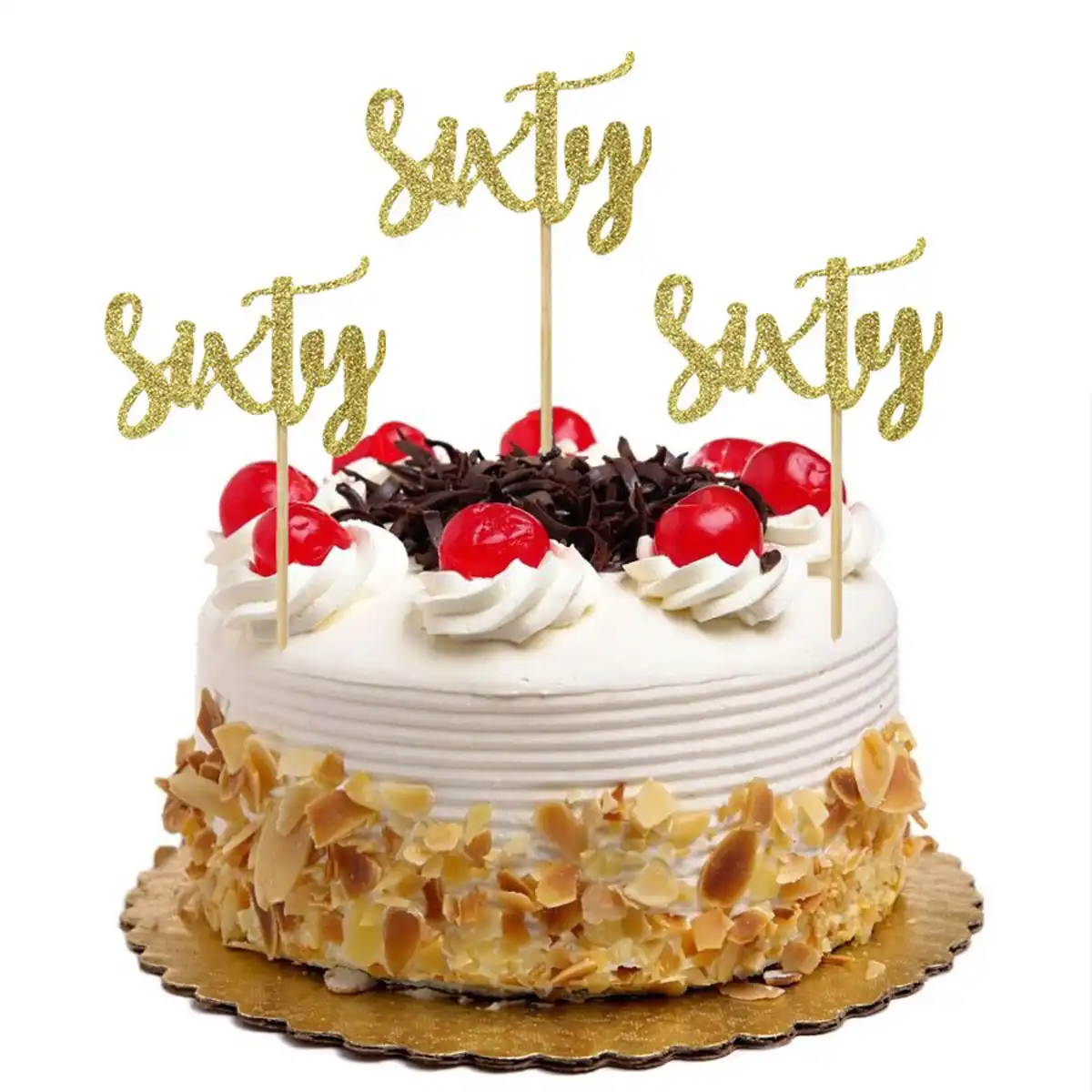 10pc cake toppers decor toppers glitter dessert b