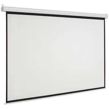 

Leadzm 92" 16:9 80" x 45" Viewing Area Motorized Projector Screen with Remote Control Matte White