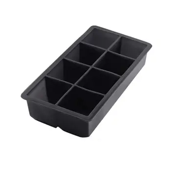 

Big 8 Giant Jumbo Large Size Silicone Ice Square Mold Square Tray Mould DIY ON