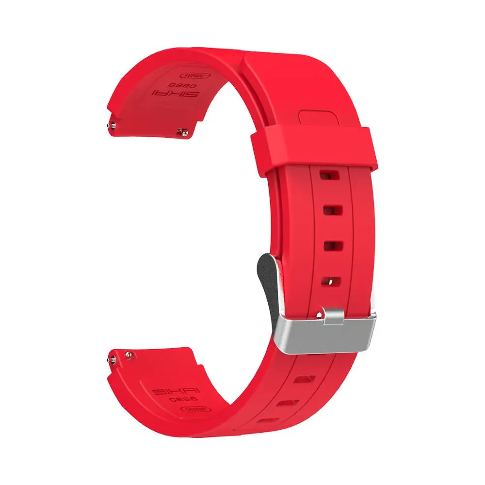 Just Strap 3 SIKAI высококачественный ремешок для часов и чехол для Huami Amazfit Bip Youth Smartwatch силиконовый ремешок для часов Amazfit Bip PC чехол для часов - Цвет ремешка: Just Strap 3