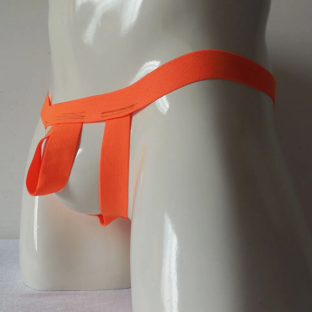 Sexy T-back Design String Thong Underwear  for Men Stretchy Open Pouch Rings G-Strings & Thongs Stretchy Jockstrap Underwear