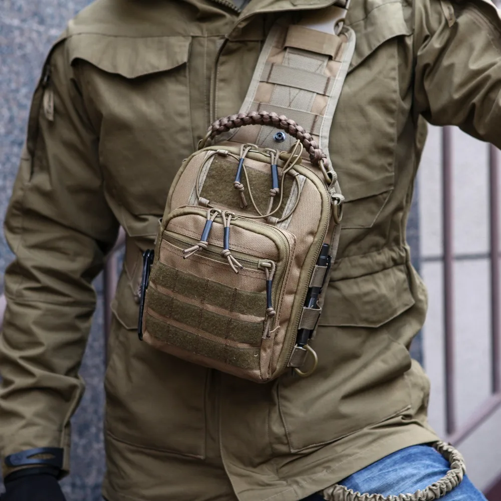 Нейлоновый камуфляжный рюкзак 1000D Molle для походов кемпинга охоты Военная