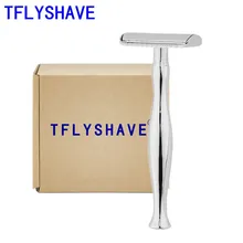 TFLYSHAVE Men Safety Shaver Razor Closed Comb Double Edge Razor Zinc Alloy Classic Manual Shaver Long Handle Shaving Razor TFLYSHAVE Men Safety Shaver Razor Closed Comb Double Edge Razor Zinc Alloy Classic Manual Shaver Long Handle Shaving Razor
