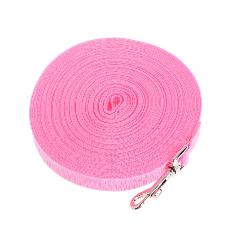 49ft Dog Training Lead Pet Puppy Leash Colorful Nylon Lead Durable Pet