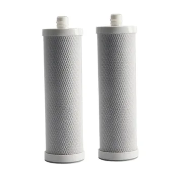 

2 PCS 10 inch plug-in water purifier filter compressed activated carbon filter slot CTO filter sintered carbon universal filter