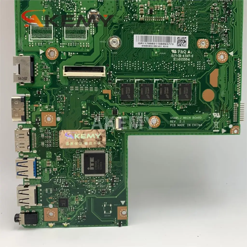 X540LA материнская плата для ноутбука 90NB0B00 R00020 REV 2 0 For Asus X540L X540LJ X540 MB._ 4G/I3 4005U/AS 4 Гб