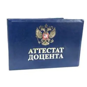 

Cover passport associate professor of eco-leather (manual manufacture)