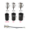 4 Pcs IP67 Waterproof LED Underground Light 1W 3W 5W Outdoor Ground Garden Path Floor Buried Yard Spot Landscape 110V220V 12V 2