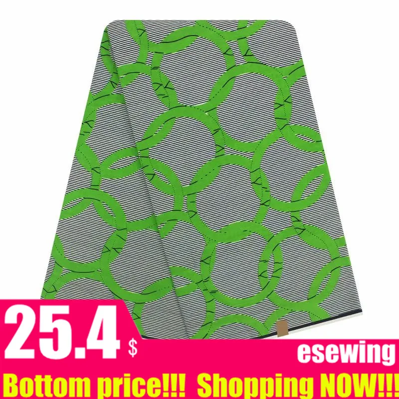 Макароны африканская восковая ткань Гарантированная настоящая голландская восковая ткань Анкара Новая мода Дашики Лучшая цена для платья