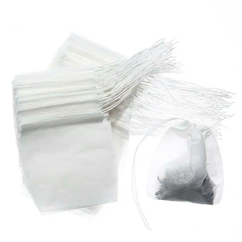 Пустые чайные пакетики 100 шт. оригинальный цветной бумажный фильтр для чая