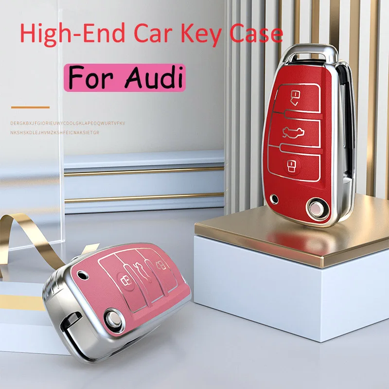 Cover-custodia-chiave-auto-per-Audi-A1-A3-A4-A5-A6-A7-A8-Quattro-Q3-Q5.jpg Cover chiate/telecomando per Audi A1 A3 A4 A5 A6 A7 A8 Quattro Q3 Q5 Q7 R8 Allroad C5 C6 Tt S3 S5 S6 S4 Rs5 Rs6 accessori 2003-2015 - Cover custodia chiave auto per Audi A1 A3 A4 A5 A6 A7 A8 Quattro Q3 Q5