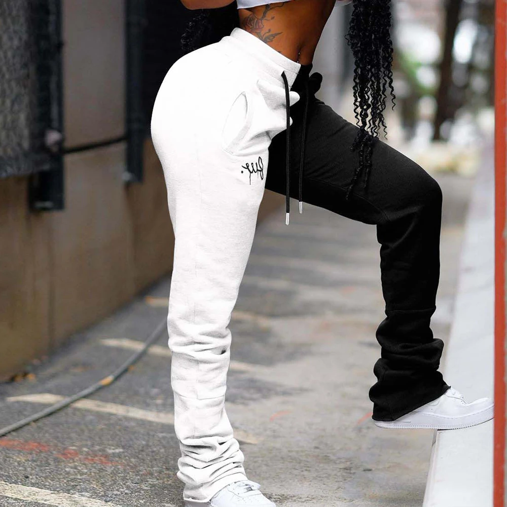 baggy white sweatpants