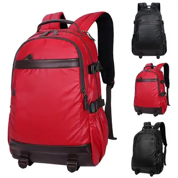 

Fashion Unisex Solid Color Large Capacity Travel Laptop Backpack Shoulder Bag