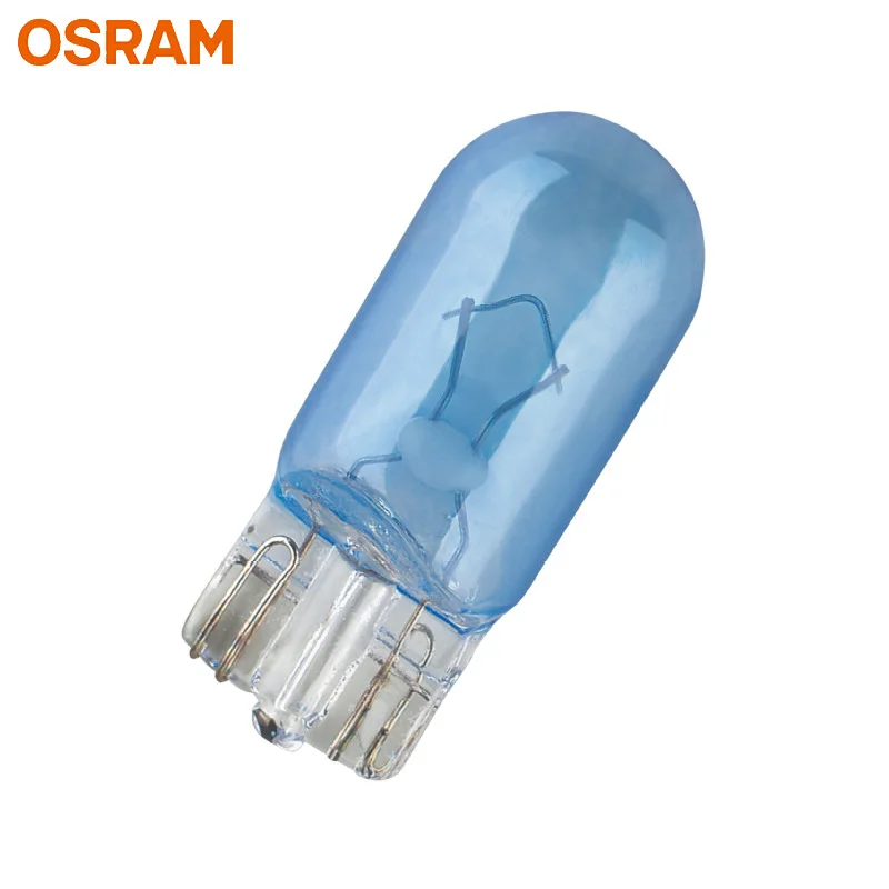 Лампа Ксеноновая OSRAM 12V первоначально T10 W5W 2825CB 4000K холодный синий 5 Вт W2.1x9.5d интерьер светильник лампы сигнала поворота OEM авто лампы 10 шт