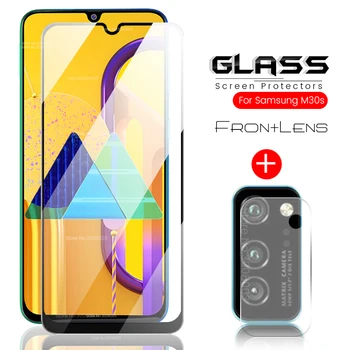 

2-in-1 for samsung m31 glass camera lens protective glass for samsung galaxy m21 samsunq m30s m30 m 30 s 30s 31 21 safty film 9h