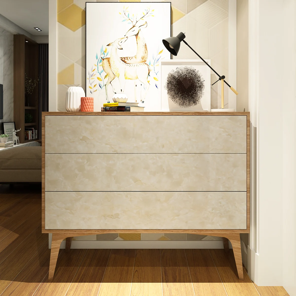 1M/2m Marble Waterproof Countertop Wall Stickers Vinyl Self Adhesive Wallpapers Decorative Film Kitchen Cabinets Contact Paper