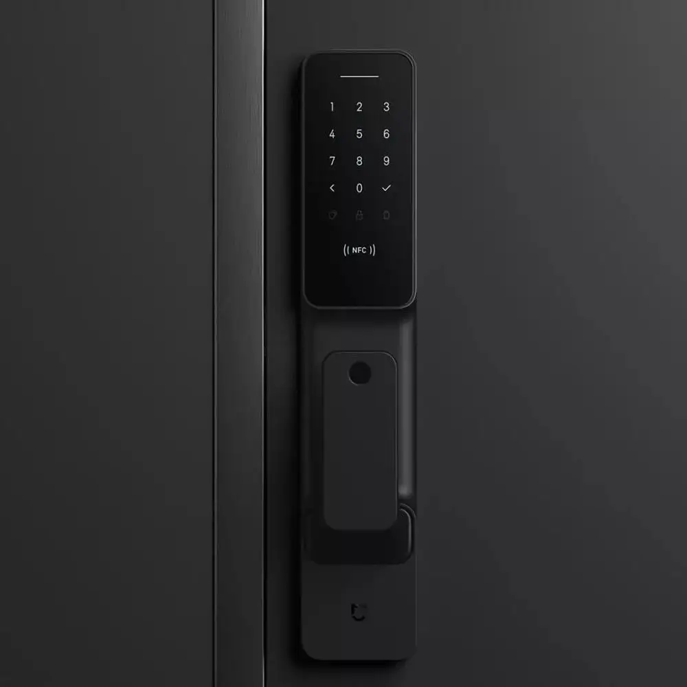 Xiaomi Mijia Push-Pull умный дверной замок электронный цифровой замок приложение wifi Блокировка распознавания отпечатков пальцев клавиатуры пароль