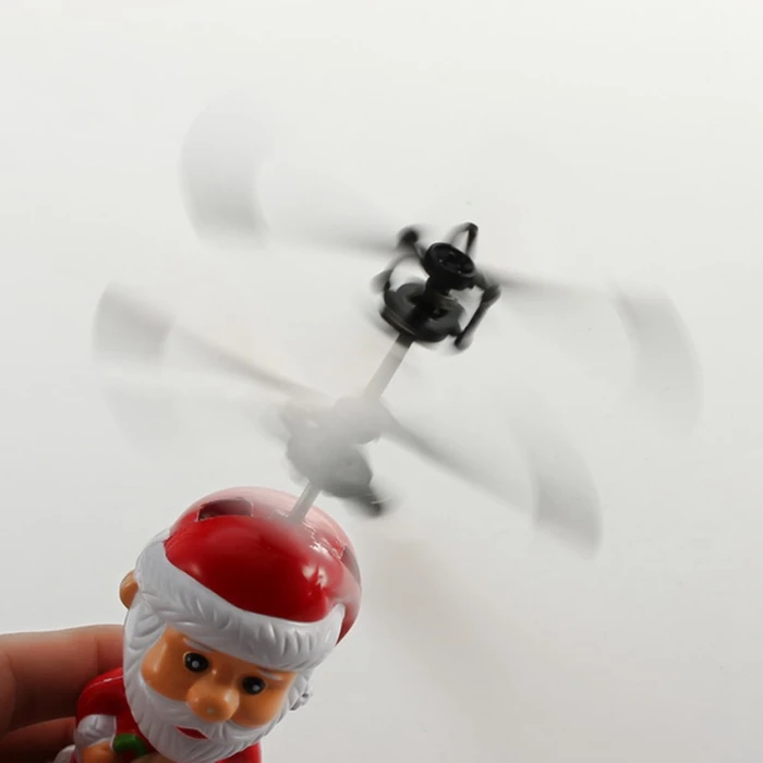 Flying inductive Mini RC Drone Christmas father Santa Claus RC helicopter gifts magic Christmas gift SRC Aircraft for kids boys