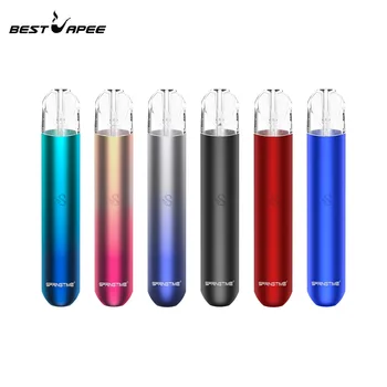 

Authentic Springtime SP2S Pod Vaporizer Kit 350mAh Battery With 2ml Vape Cartridge Flat Buttonless compatible universal Relx Pod
