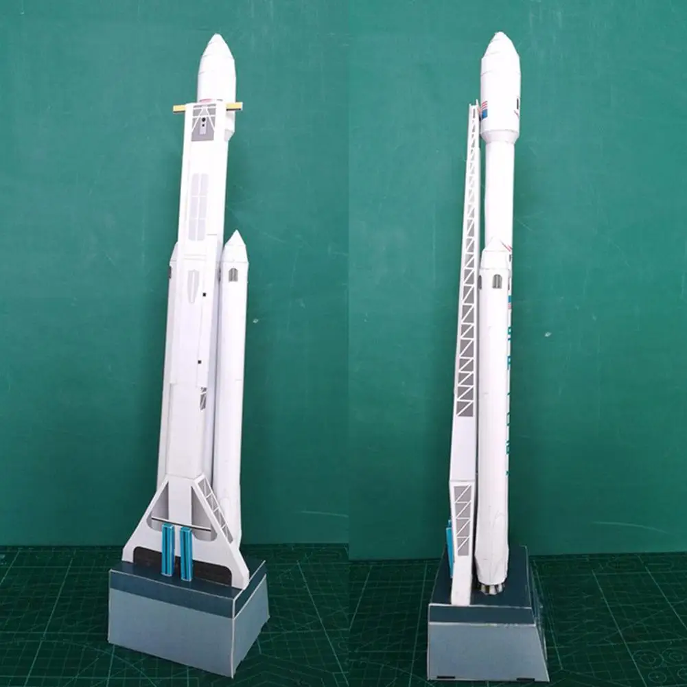 Простой DIY 1:160 3D изысканное моделирование сверхмощная ракета бумажная модель