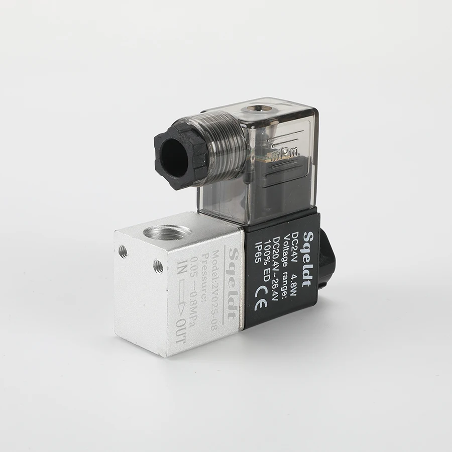 

Air Solenoid Valves 2V025-08 2 Position 2 Port 1/4" Normally Closed Pneumatic Control Valve