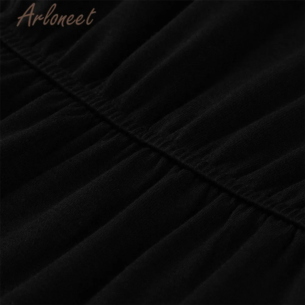 Одежда arloneet, женское платье трапециевидной формы для беременных, кормящих грудью, с длинным рукавом, длиной до колена, платья из хлопка, платья для беременных