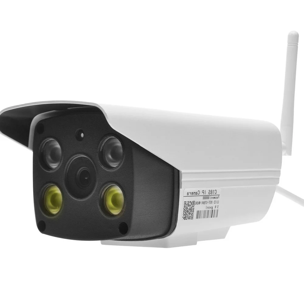IP-камера C18S 2 МП 1080P Wi-Fi водонепроницаемая ИК полноцветная ночное видение облачное