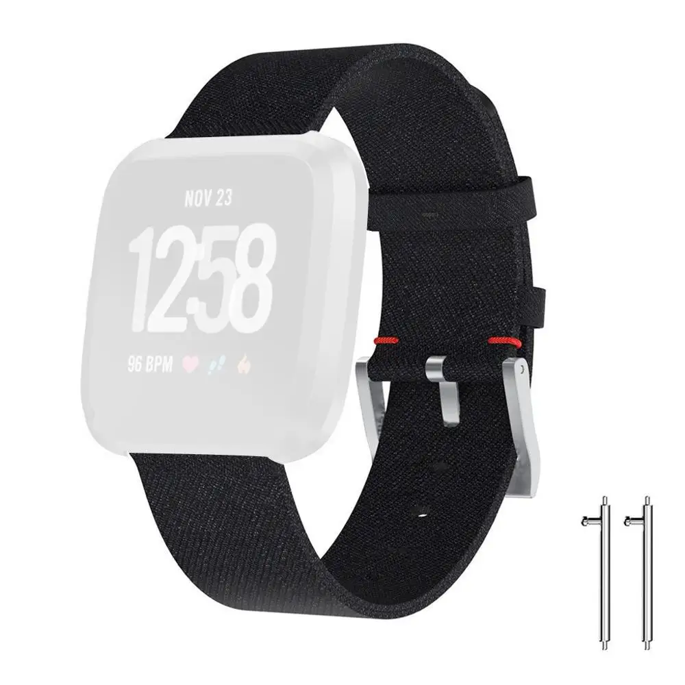 Для Fitbit Versa 2 роскошные тканые аксессуары для замены ткани ремешок на запястье часы ремни Смарт-часы долговечные аксессуары#907 - Цвет: A