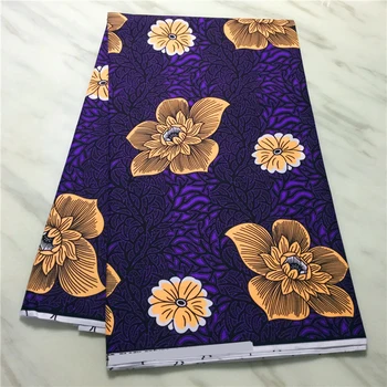 

beautiful African wax printed fabrics veritable wax soft real wax ankara Africa java wax fabric 100% polyester not cotton