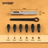 OWDEN 6 in 1 Hollow Punch Kit Tool Set Leather Punching Holes Perforating Tools ► Photo 2/6