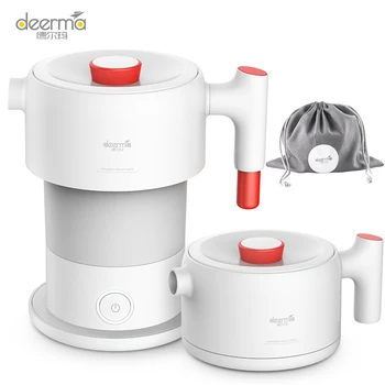 

Deerma DEM-DH202 Electric Kettle Folding Kettle Portable Travel Automatic Power Off Kettle Cooking Teapot Anti-burning Kettle