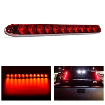 

1PCS 16 inch 11 LED Red Trailer Light Bar for Park Stop Turn Signals Tail Brake Light IP65 Waterproof Truck Trailer Marker ID Ba