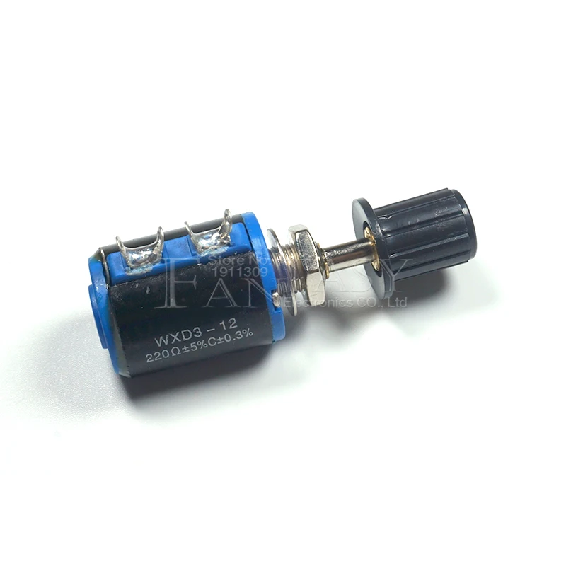 1 шт. WXD3 12 1W 100 220 470 K 2K2 3K3 4K7 10K 22K 33K 47K Ohm 100R 220R 470R 2 3 4 7 Вт потенциометр +