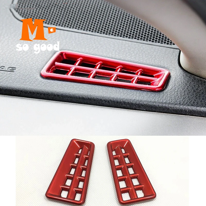 

2016 2017 ABS Chrome For Toyota RAV4 Car Front Small Air Outlet/Vent Cover Trim Auto Interior Mouldings Accessories Sticker