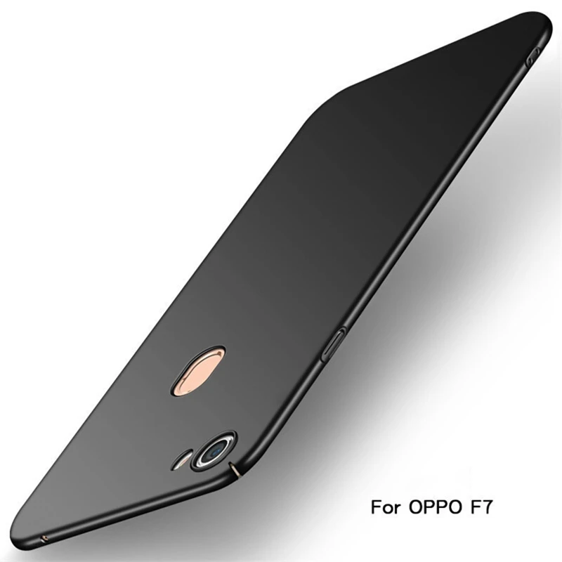 Черный Чехол upaitou для OPPO A9 A5 F11 F7 F5 Youth F9 F1S F1 F3 Plus ультратонкий жесткий матовый чехол из поликарбоната для OPPO F11 пластиковый чехол - Цвет: Черный