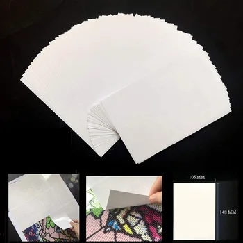 

20/50/100pcs Pack 5D Diamond Painting Tools protection Canvas glue Release Paper Diamond Painting Cover Replacement