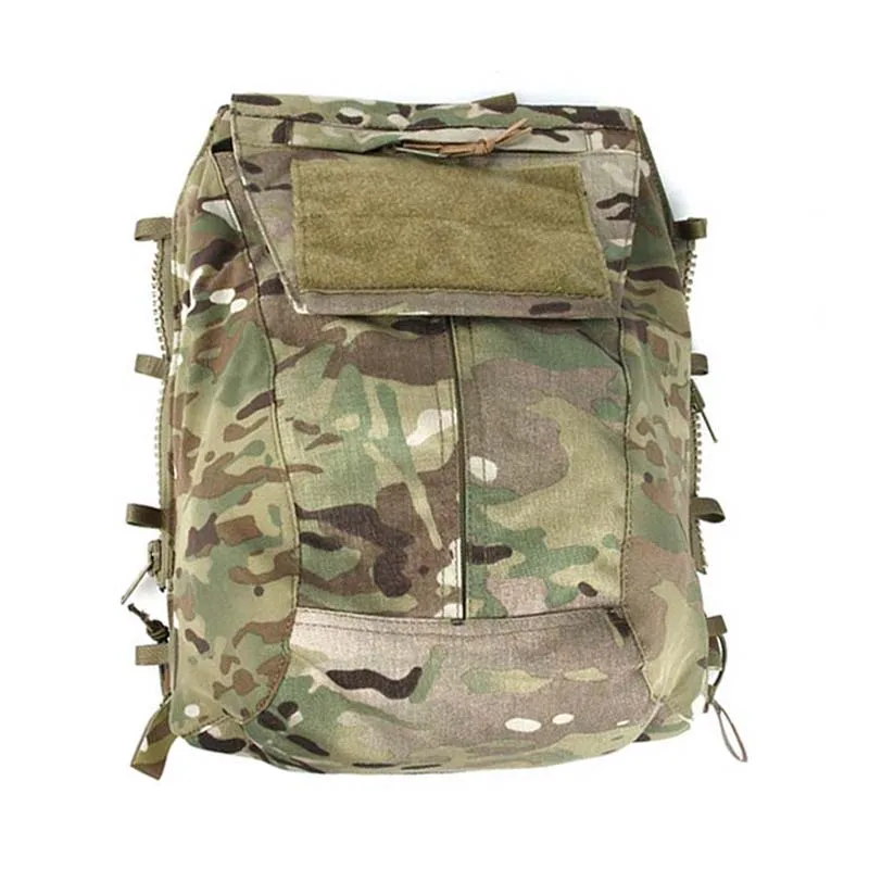 

TMC Multicam Military Airsoft Tactical Vest Zipper Pouch Bag Zip Panel Back Pack NG Ver Free Shipping