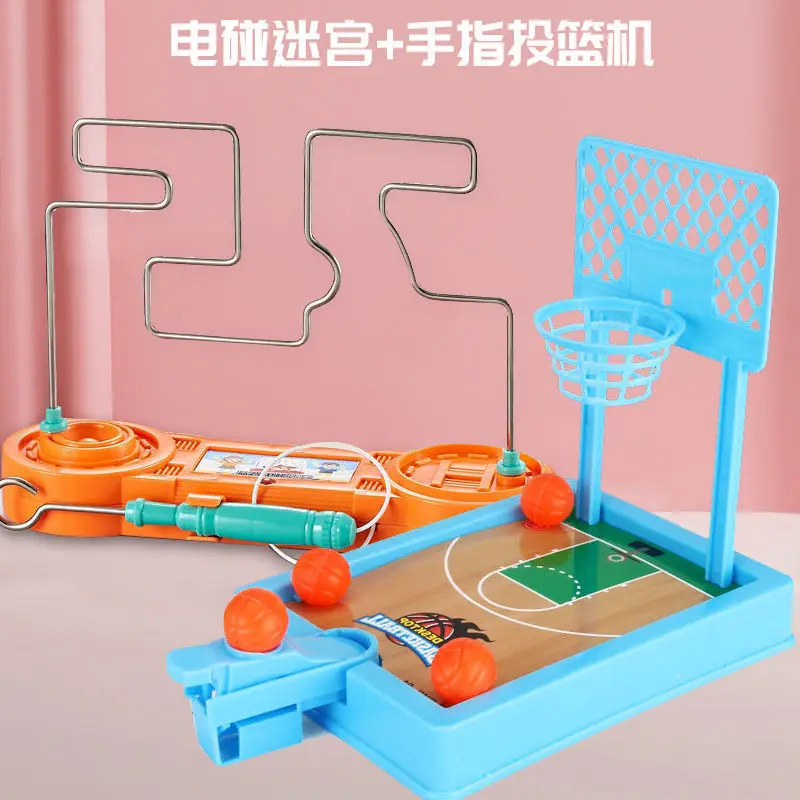 Children's concentration training toys Firewire impact electronic track Electromagnetic electric bump maze Hand-eye coordination