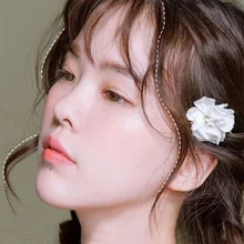 С обеих сторон чистая красная восьмиперсональная челка с восьмисимволическим драконом борода микро-ролл волос портрет парик челка