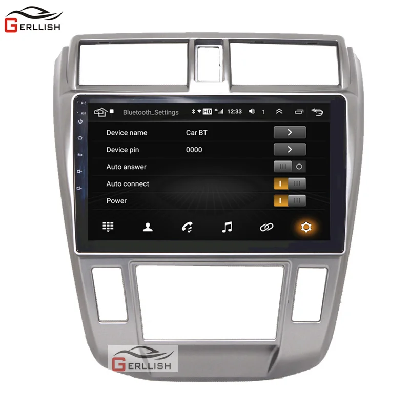 Авто радио 10," HD gps Android 8,1 для Honda City 2008-2013 авто AC с HD сенсорным экраном Поддержка резервной камеры