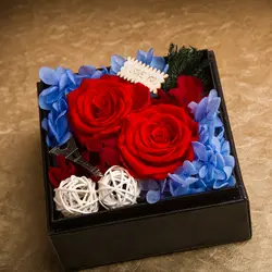 Подарочный подарок в виде бесмерного цветка, креативный подарок, украшения, подарок на день Святого Валентина из роз, чтобы отправить своей