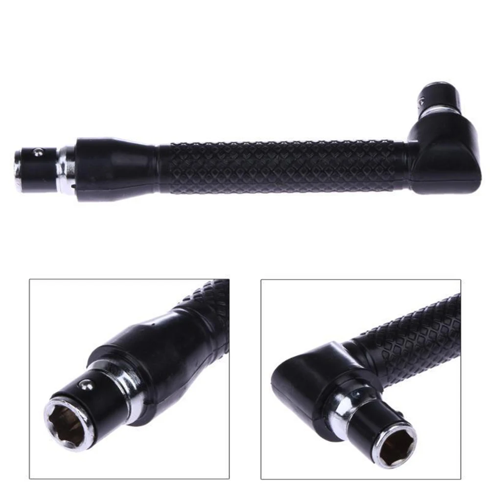 

6.35mm Hand Tool L-shape Mini Double Head Socket Wrench for Routine Screwdriver Bits Utility Tool