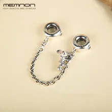 Мультфильм безопасносные браслеты амулеты 925 стерлингового серебра Животные, очаровательный, подрходит к бусы, браслеты DIY для женщин, хорошее ювелирное изделие Memnon ювелирные изделия DA271