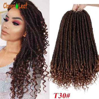 

Faux Locs Crochet Braids 16 20 Inch Soft Natural Soft Synthetic Hair Extension 24 Stands/Pack Goddess Locks