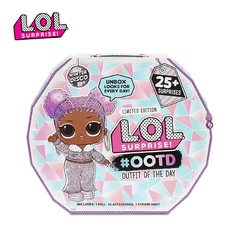 

LOL Surprise 100% Original Kalendarz Adwentowy OOTD(Outfit of The Day) Winter Disco 25+ Surprises Blind Box