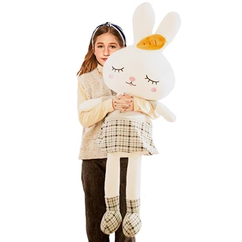 

Cartoon Bunny Rabbit Plush Toy Stuffed Animals Rabbit dressing Dolls for Kids Girls Children Birthday Easter Day Gifts 50-110CM